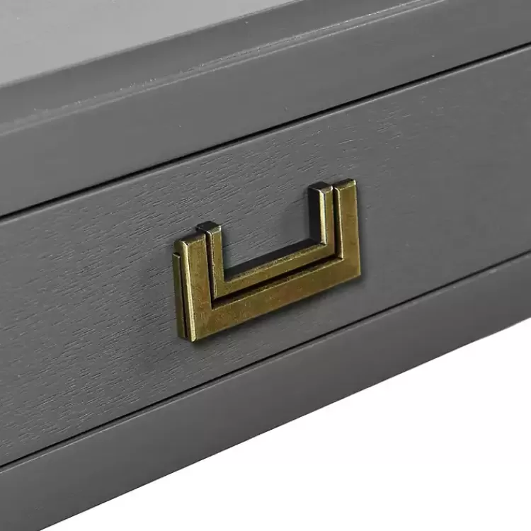 gray_wood_drawer_layla_console_table_4.webp Wood 2-Drawer Layla Console Table>Kirklands Home Shop