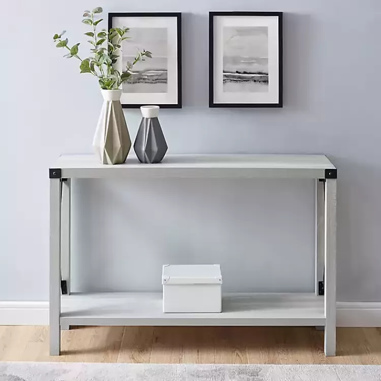 Wood Farmhouse Console Table>Kirklands Home Discount
