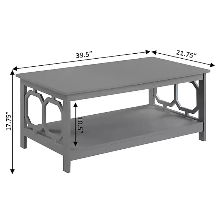 gray_wood_geometric_sides_coffee_table_3.webp Wood Geometric Sides Coffee Table>Kirklands Home Store