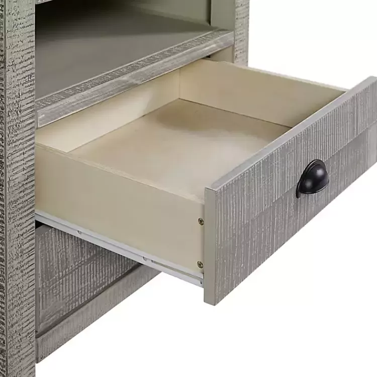 gray_wood_open_shelf_nightstand_6.webp Wood Open Shelf Nightstand>Kirklands Home Clearance