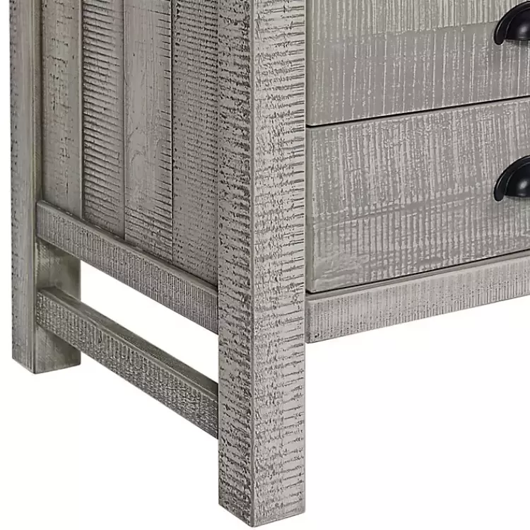 gray_wood_open_shelf_nightstand_7.webp Wood Open Shelf Nightstand>Kirklands Home Clearance