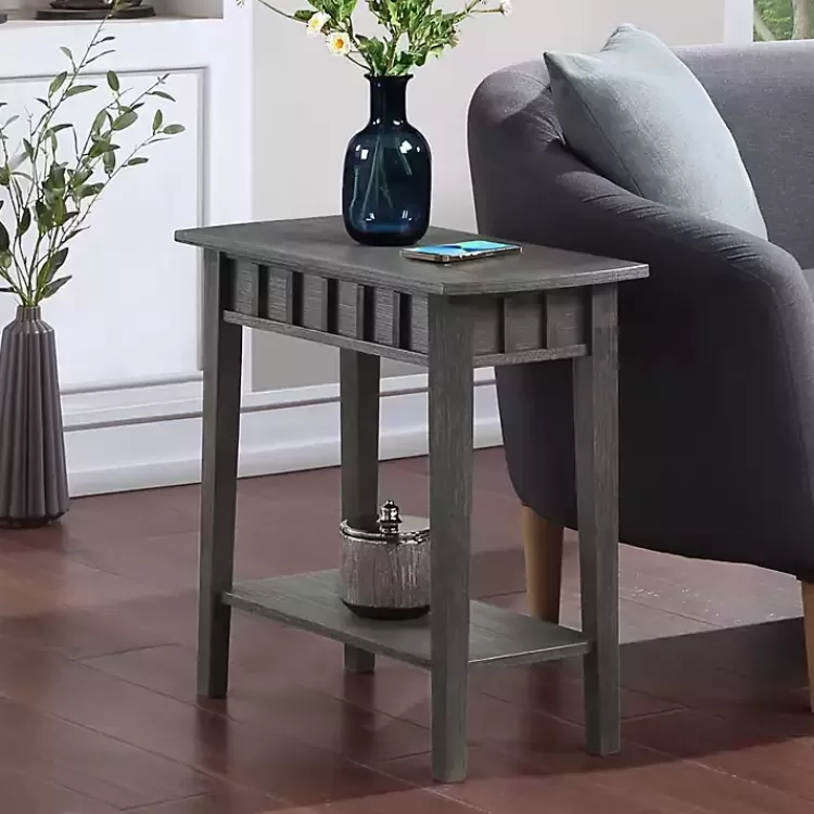 Wood Slat Accent Table>Kirklands Home Fashion