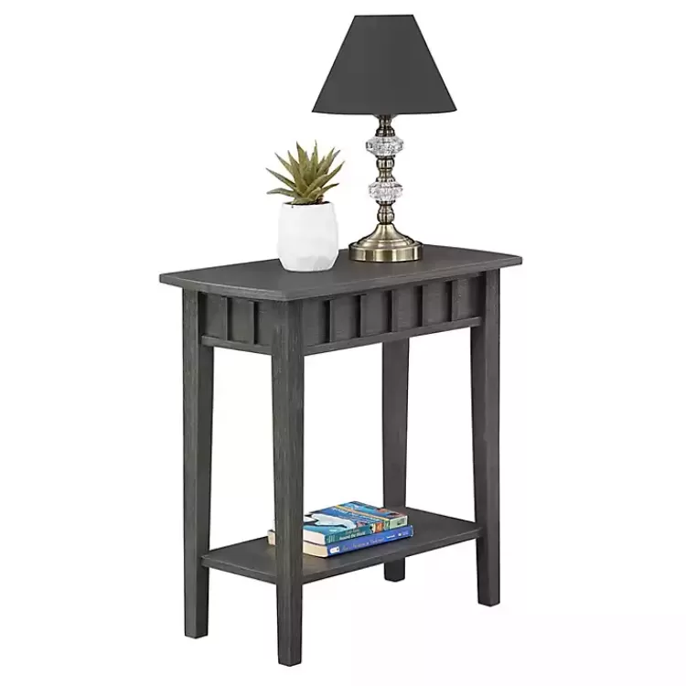gray_wood_slat_accent_table_2.webp Wood Slat Accent Table>Kirklands Home Fashion