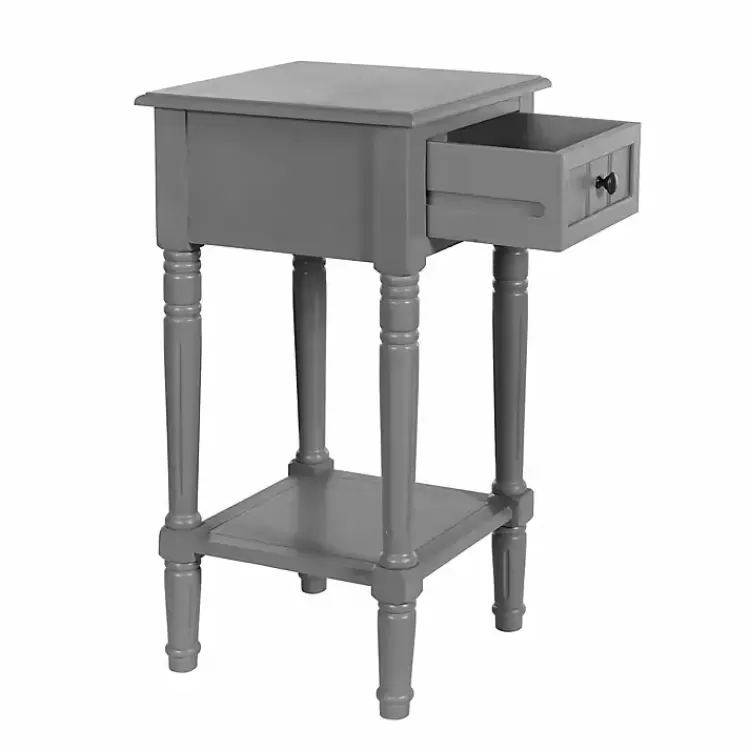 gray_wood_square_hampton_accent_table_4.webp Wood Square Hampton Accent Table>Kirklands Home Store
