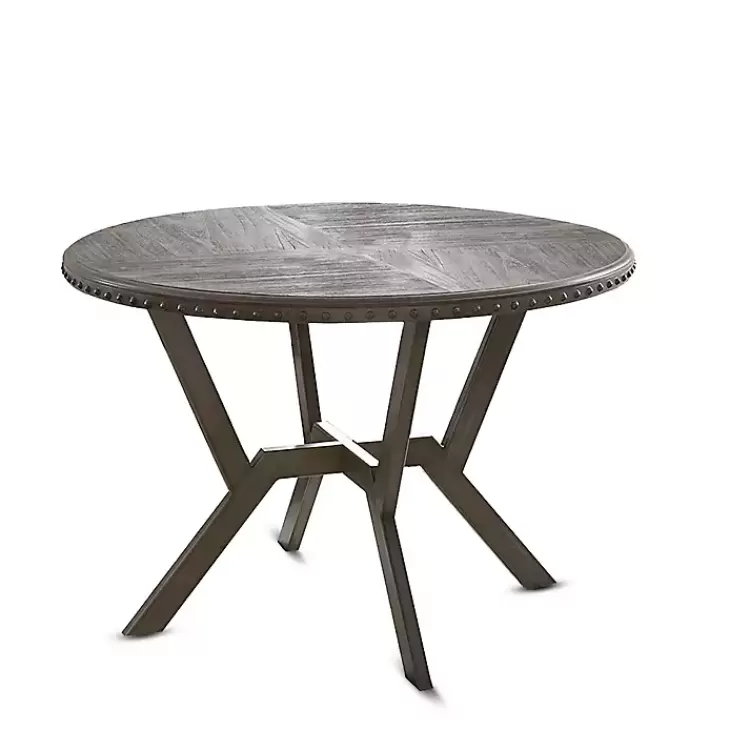 gray_wood_upholstered_pc_dining_set_3.webp Gray Wood Upholstered 5-pc. Dining Set>Kirklands Home Hot