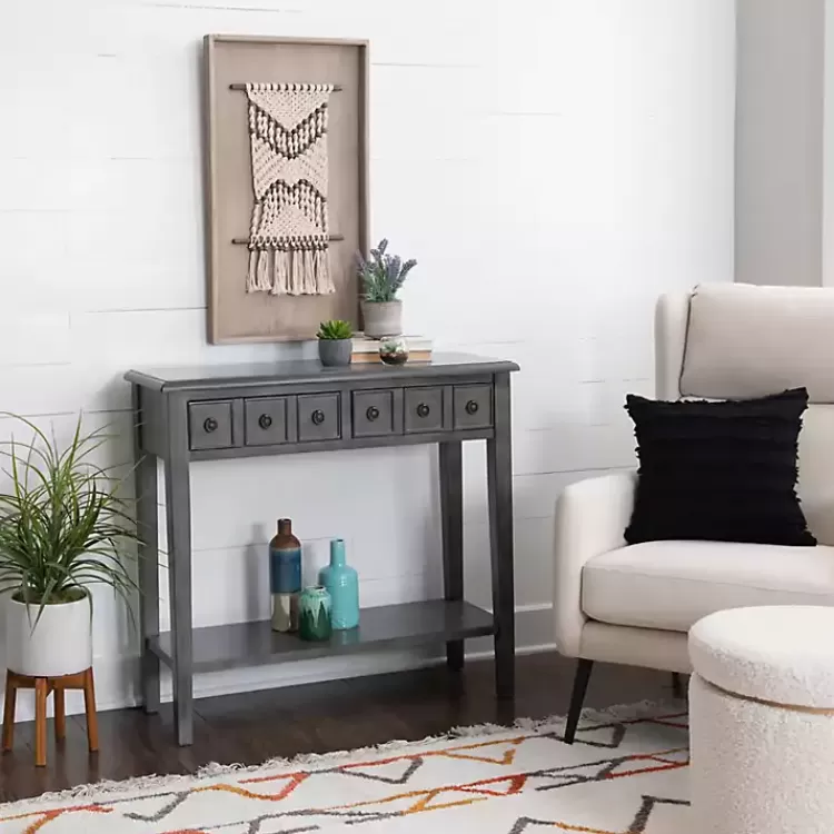 Wooden Console Table with Double Drawers>Kirklands Home Store