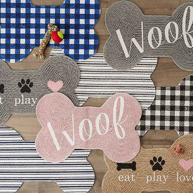 gray_woof_bone_pet_bowl_mat_7.webp Gray Woof Bone Pet Bowl Mat>Kirklands Home Discount