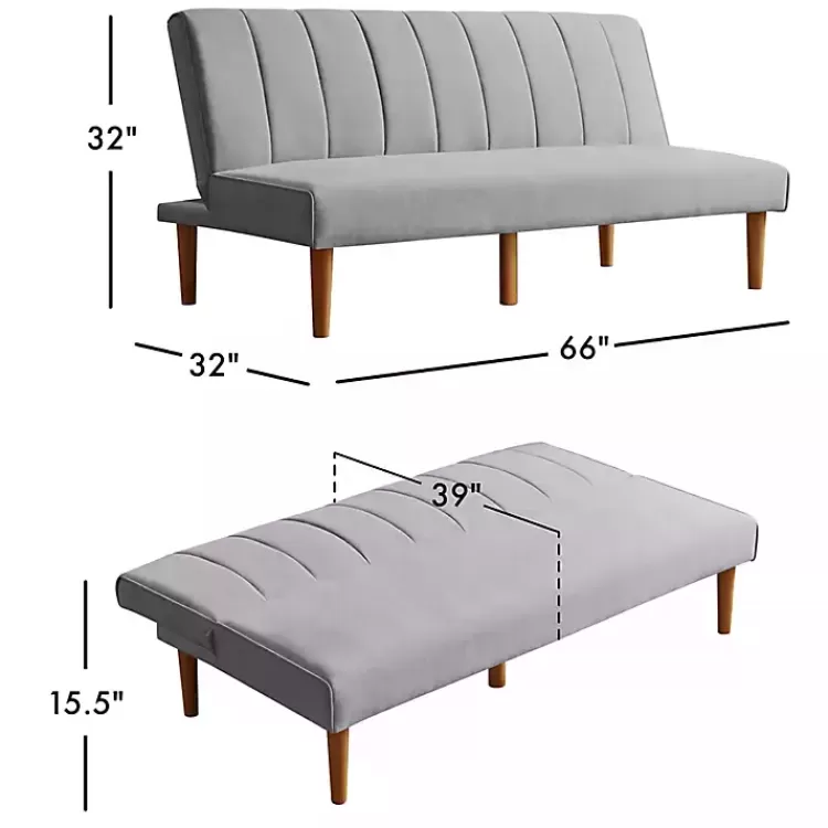 Woven Channel Convertible Sofa>Kirklands Home Outlet