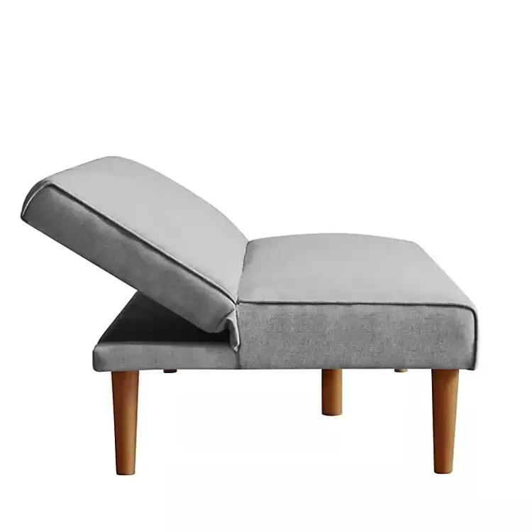 gray_woven_channel_convertible_sofa_5.webp Woven Channel Convertible Sofa>Kirklands Home Outlet