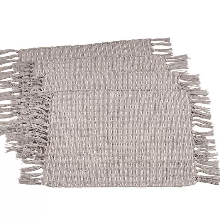 Woven Dashed Placemats, Set of 4>Kirklands Home Fashion