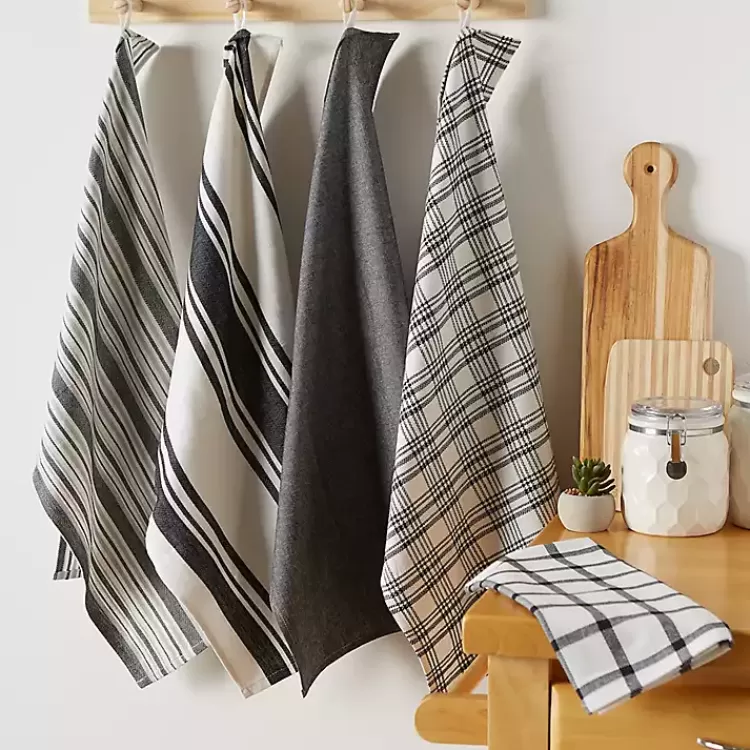 gray_woven_dish_towels_set_of__3.webp Gray Woven Dish Towels, Set of 5>Kirklands Home Flash Sale