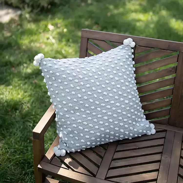 gray_woven_knots_outdoor_pillow_4.webp Woven Knots Outdoor Pillow>Kirklands Home Best Sale