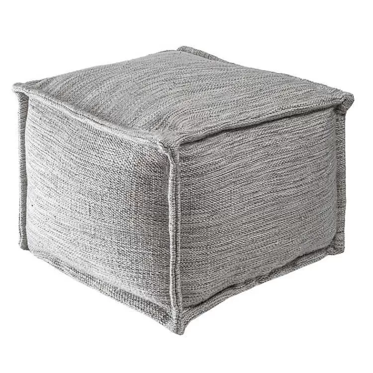 Woven Outdoor Pouf>Kirklands Home Best Sale