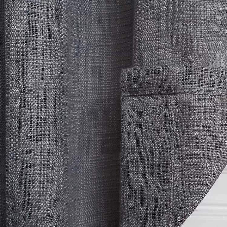 gray_woven_single_curtain_panel__in_5.webp Woven Single Curtain Panel, 84 in.>Kirklands Home New