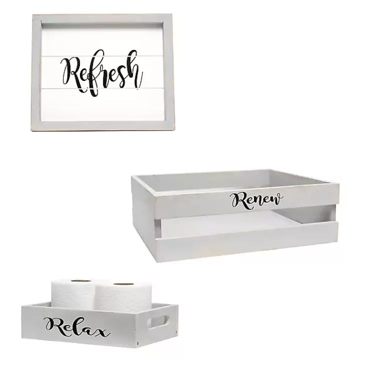 wash 3-pc. Bathroom Accessories Set>Kirklands Home Clearance