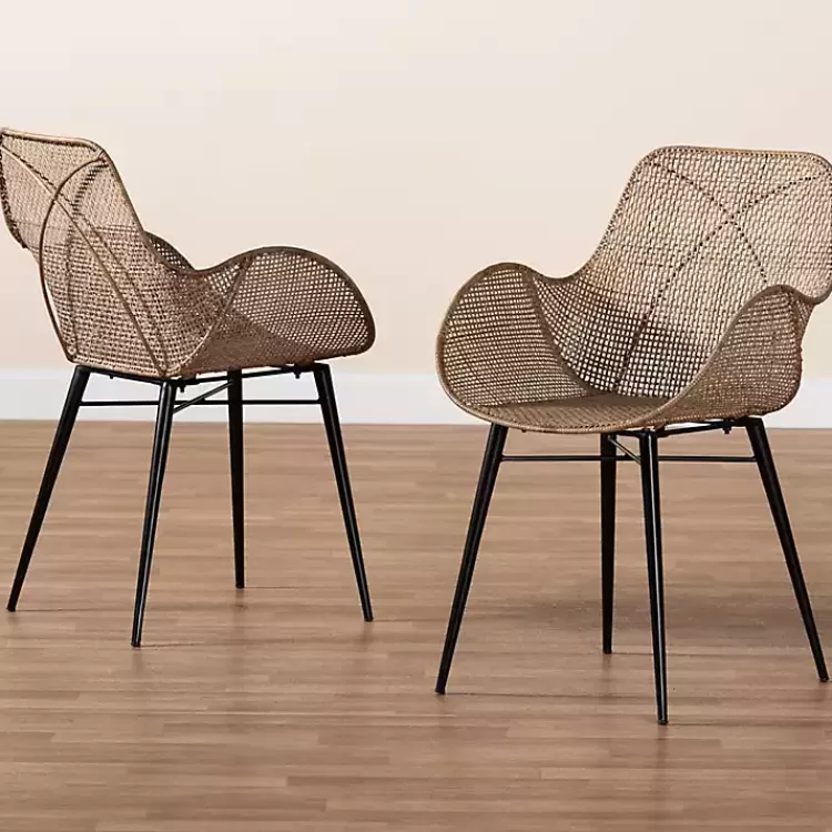 graywashed_metal_flared_dining_chairs_set_of__7.webp Graywashed Metal Flared Dining Chairs, Set of 2>Kirklands Home Store