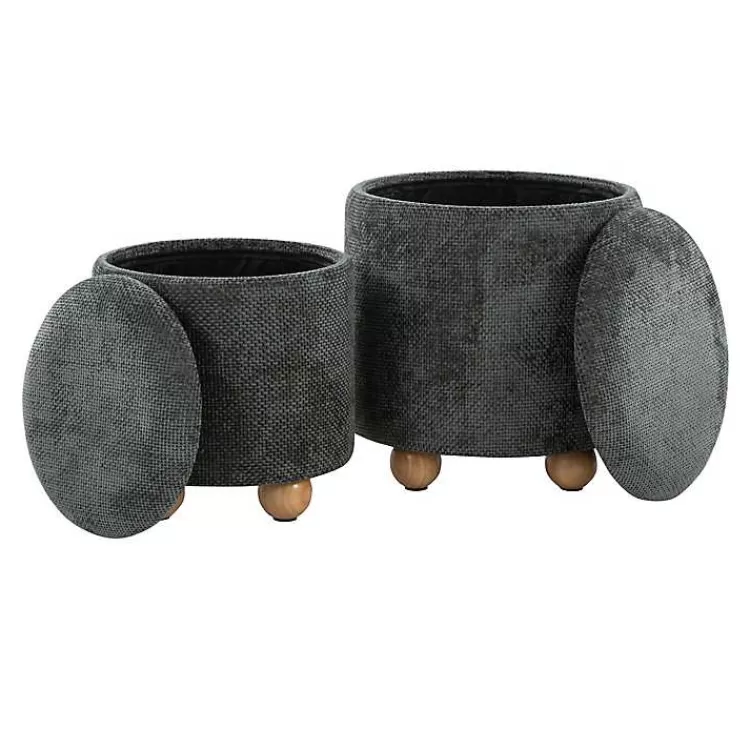 Bacci Nesting Ottomans, Set of 2>Kirklands Home Shop