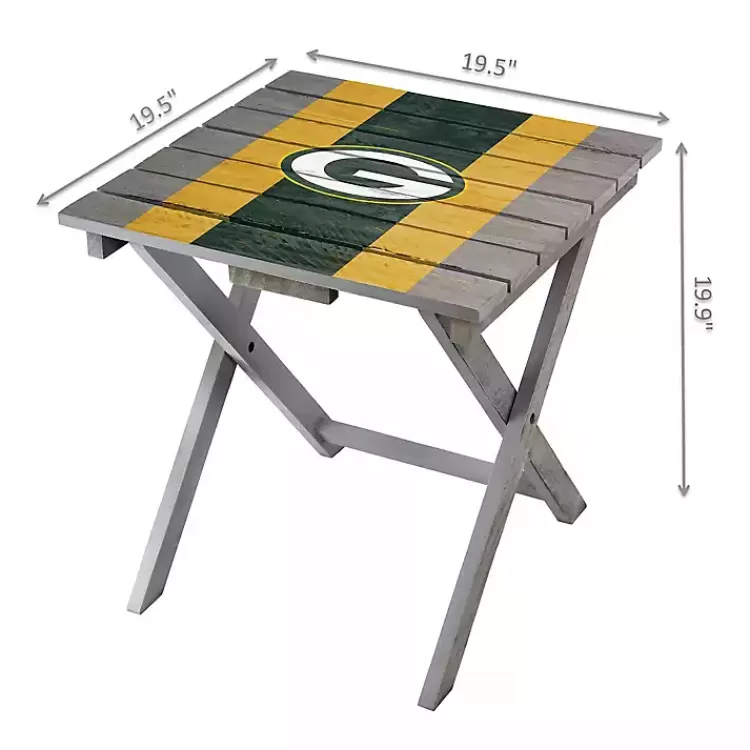 Green Bay Packers Folding Outdoor Table>Kirklands Home Sale