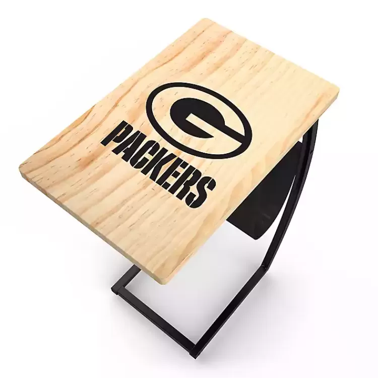Green Bay Packers Wood C-Table>Kirklands Home Store
