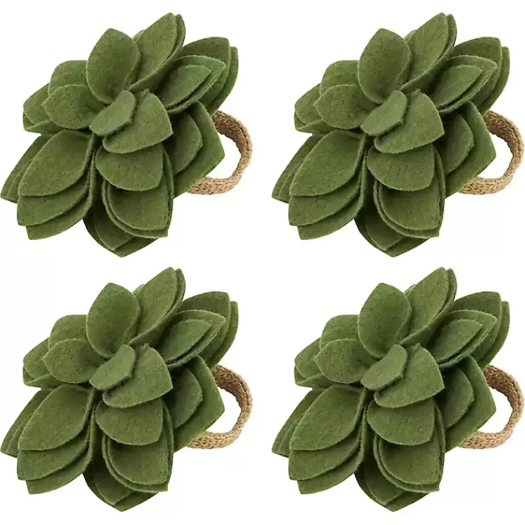 Blossom Napkin Rings, Set of 4>Kirklands Home Clearance