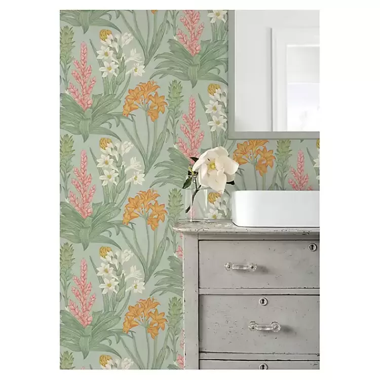 Botanical Villa Peel & Stick Wallpaper>Kirklands Home Outlet