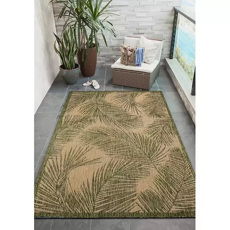 green_cabo_palm_indoor_outdoor_area_rug_x_3.webp Cabo Palm Indoor Outdoor Area Rug, 8x10>Kirklands Home Hot