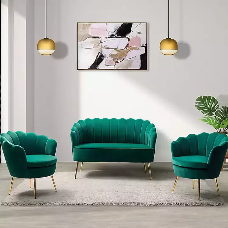 Donata Velvet Tufted Loveseat>Kirklands Home New