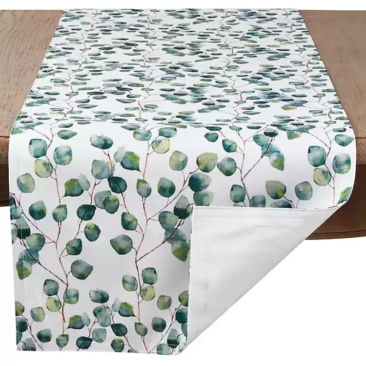 Eucalyptus Leaf Long Polyester Runner>Kirklands Home New