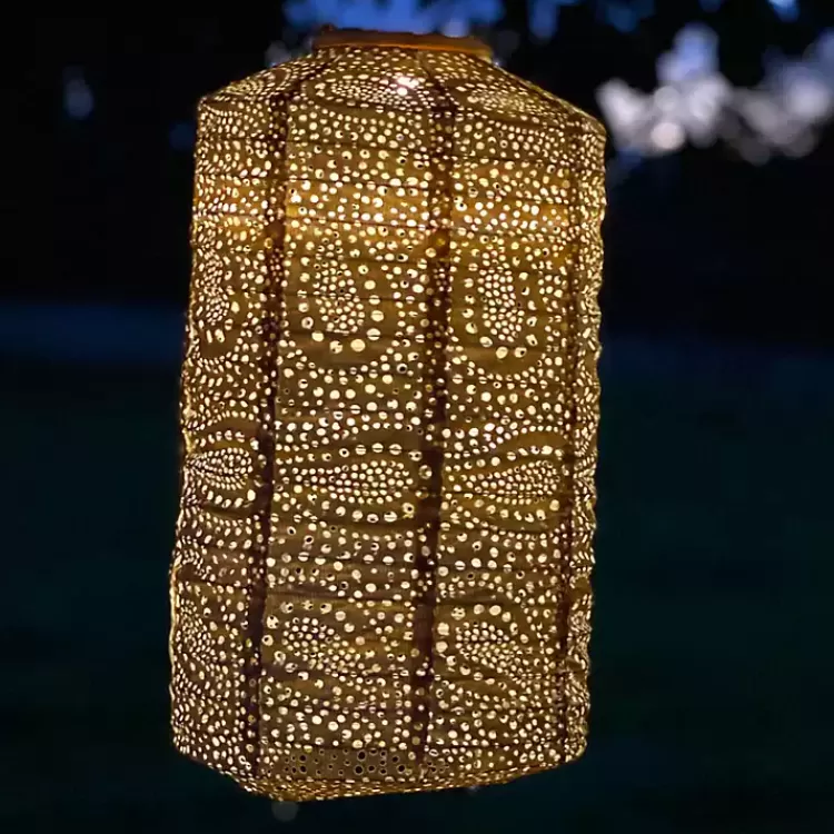 Fan Cylinder Hanging LED Outdoor Lantern>Kirklands Home Flash Sale