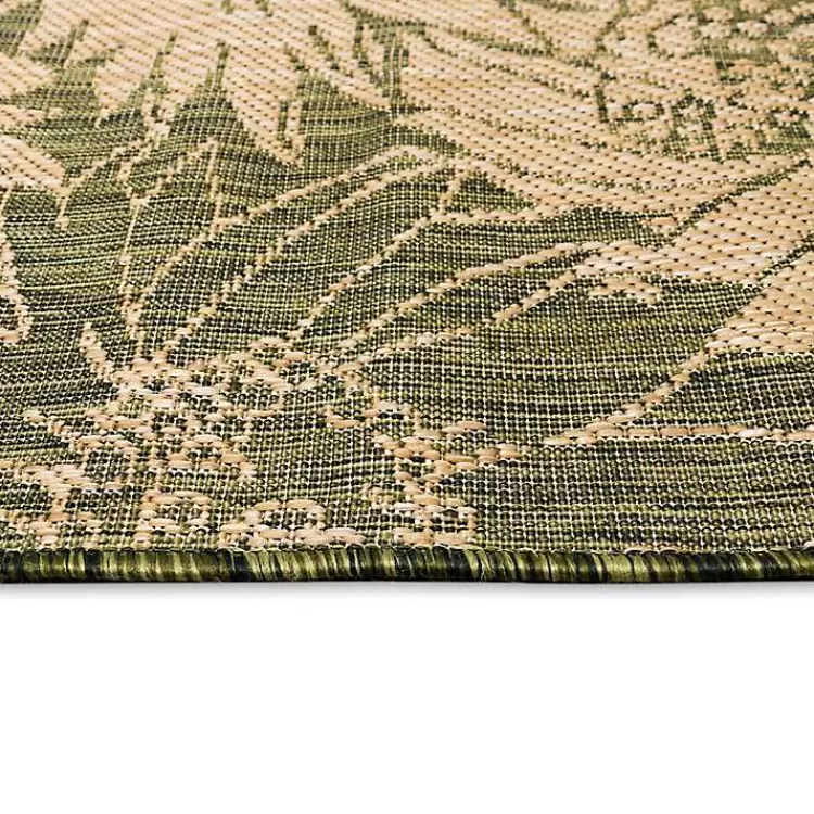 green_floral_blooms_outdoor_area_rug_x_3.webp Green Floral Blooms Outdoor Area Rug, 4x7>Kirklands Home Fashion