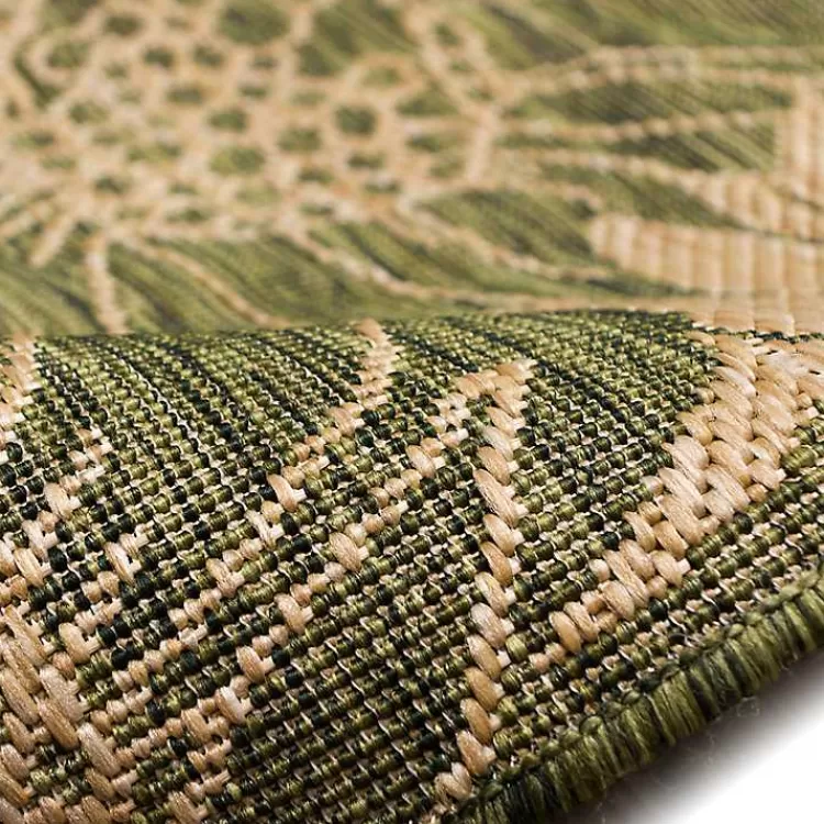 green_floral_blooms_outdoor_area_rug_x_4.webp Green Floral Blooms Outdoor Area Rug, 4x7>Kirklands Home Fashion
