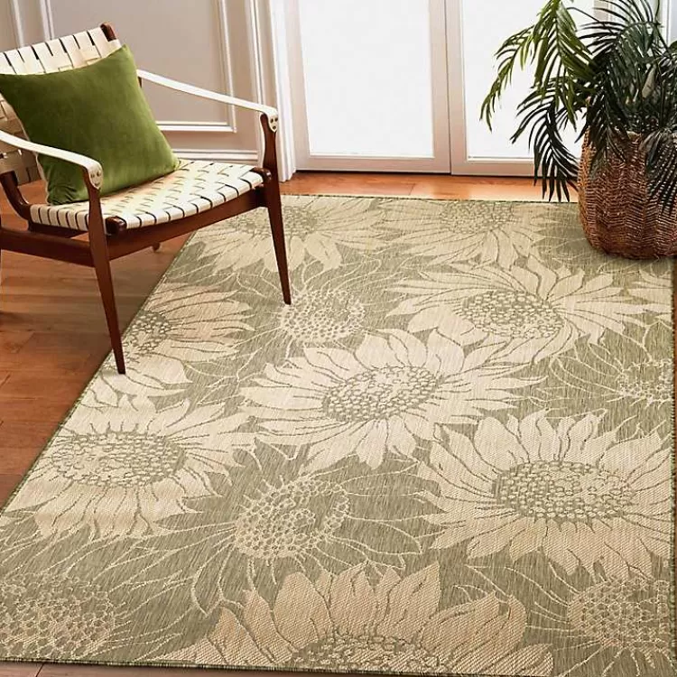green_floral_blooms_outdoor_area_rug_x_5.webp Green Floral Blooms Outdoor Area Rug, 4x7>Kirklands Home Fashion