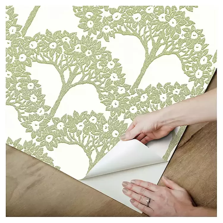 green_flowering_trees_peel__stick_wallpaper_6.webp Green Flowering Trees Peel & Stick Wallpaper>Kirklands Home Cheap