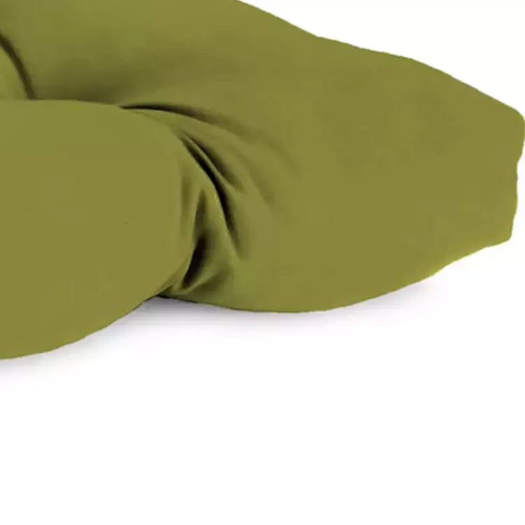 green_french_edge_outdoor_wicker_settee_cushion_2.webp French Edge Outdoor Wicker Settee Cushion>Kirklands Home Flash Sale