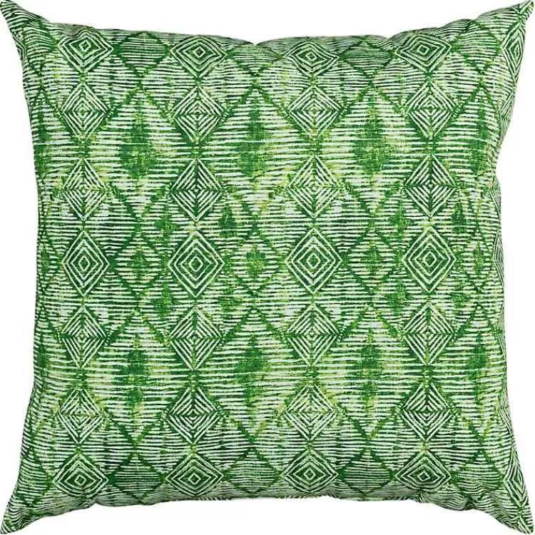 Geometric Diamonds Outdoor Pillow, 22 in.>Kirklands Home Discount