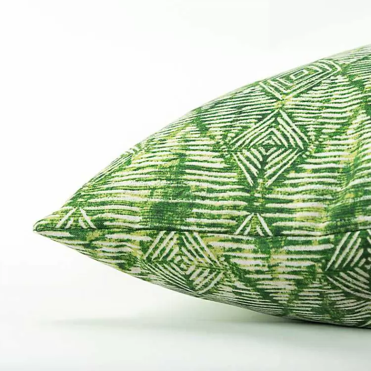 green_geometric_diamonds_outdoor_pillow__in_3.webp Geometric Diamonds Outdoor Pillow, 22 in.>Kirklands Home Discount