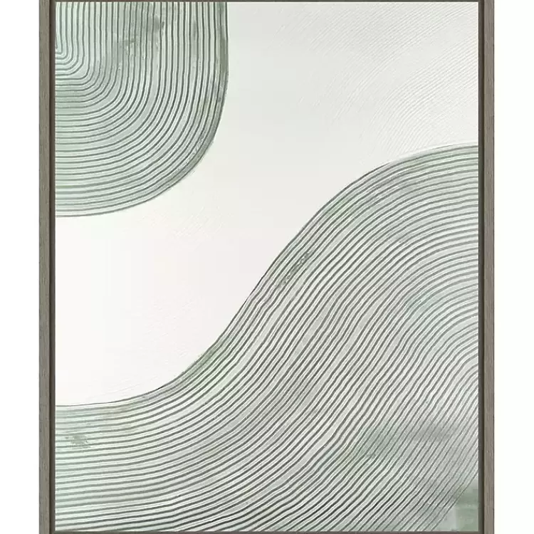 Green Get Going Framed Canvas Art Print>Kirklands Home Flash Sale