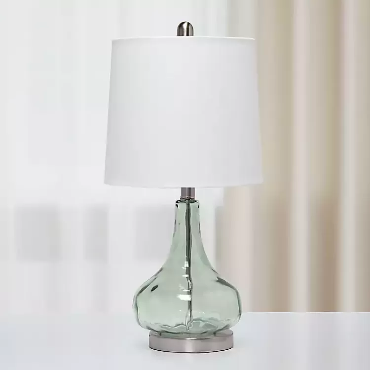 green_glass_ripple_table_lamp_3.webp Green Glass Ripple Table Lamp>Kirklands Home Fashion