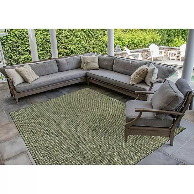 Intertwined Santal Outdoor Area Rug, 6x9>Kirklands Home Store