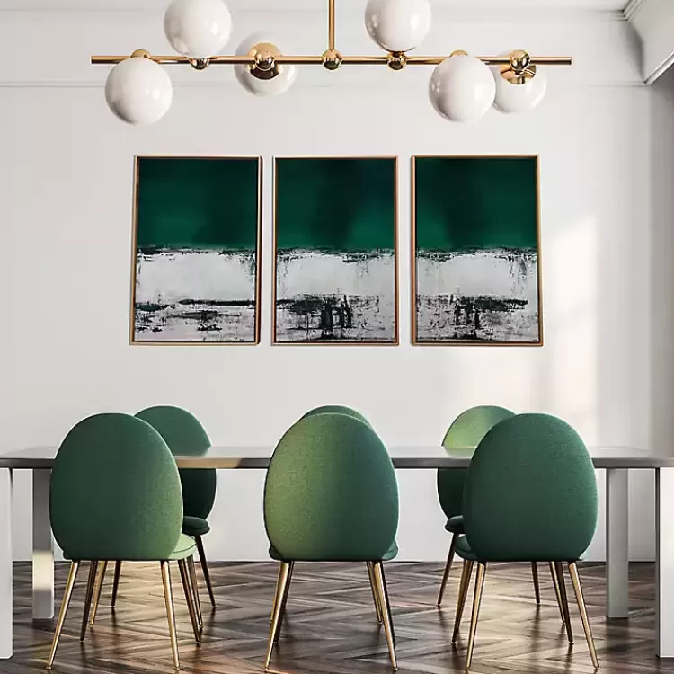 Green Malachite Canvas Art Prints, Set of 3>Kirklands Home Cheap
