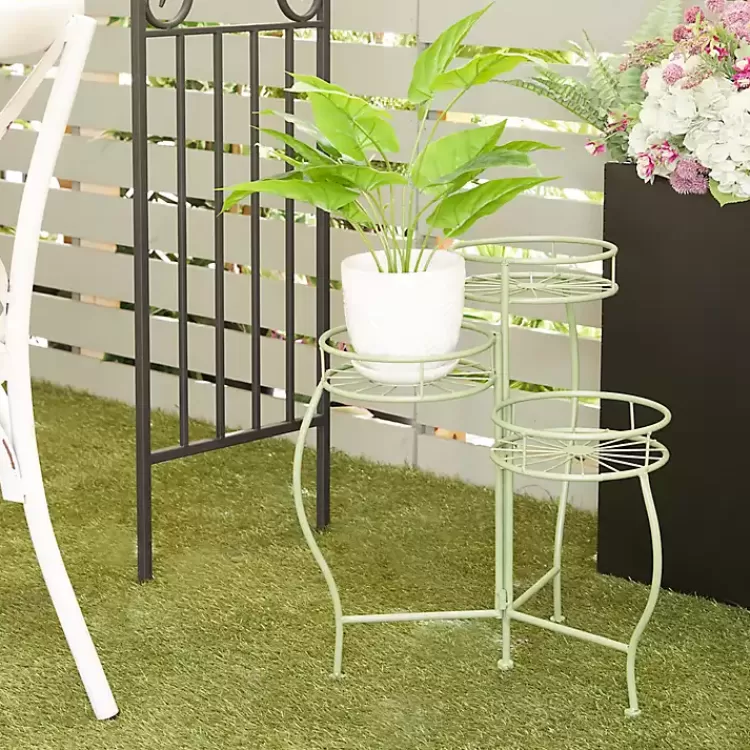 Metal Starburst 3-Tier Plant Stand>Kirklands Home Best