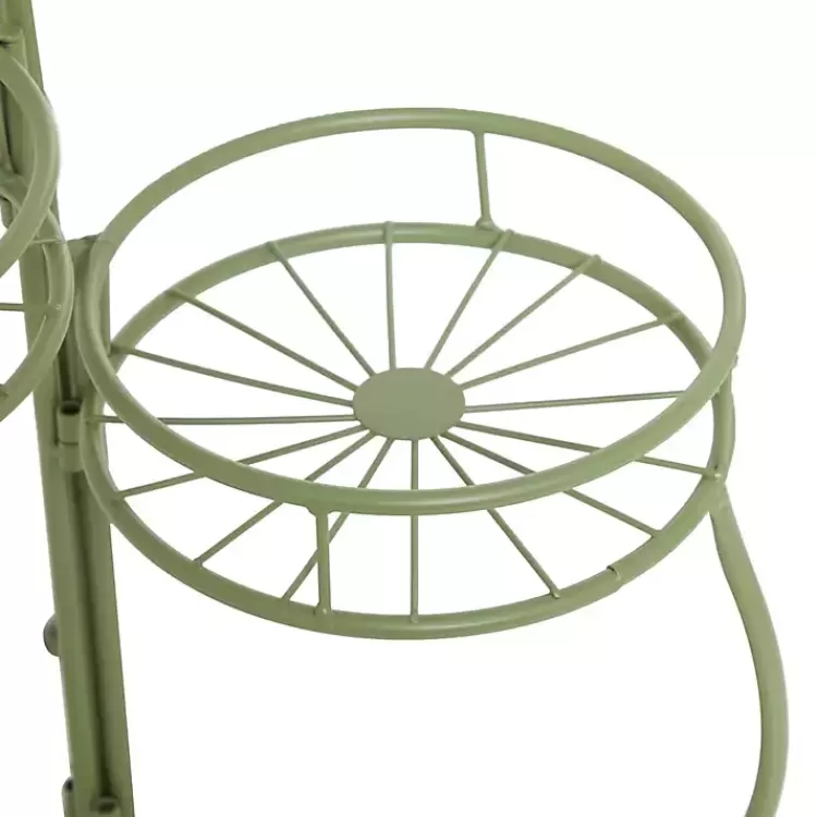 green_metal_starburst_tier_plant_stand_2.webp Metal Starburst 3-Tier Plant Stand>Kirklands Home Best