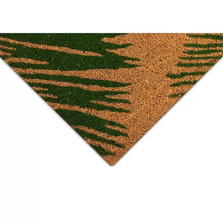 green_palm_fronds_welcome_coir_doormat_3.webp Green Palm Fronds Welcome Coir Doormat>Kirklands Home Cheap