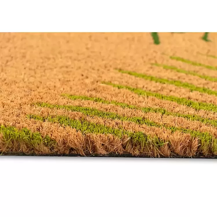 green_palm_fronds_welcome_coir_doormat_5.webp Green Palm Fronds Welcome Coir Doormat>Kirklands Home Cheap
