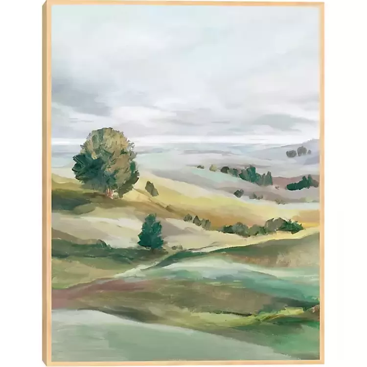 Green Pastures I Framed Canvas Art Print>Kirklands Home Discount
