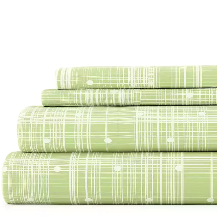 Plaid Polka Dot 3-pc. Twin Sheet Set>Kirklands Home Fashion