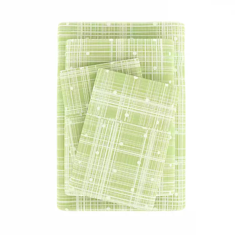 green_plaid_polka_dot_pc_twin_sheet_set_2.webp Plaid Polka Dot 3-pc. Twin Sheet Set>Kirklands Home Fashion