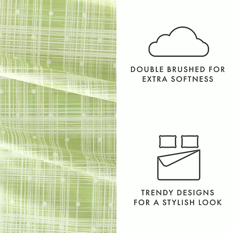 green_plaid_polka_dot_pc_twin_sheet_set_6.webp Plaid Polka Dot 3-pc. Twin Sheet Set>Kirklands Home Fashion