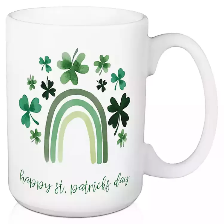 Green Rainbow St. Patrick's Day Mugs, Set of 2>Kirklands Home Sale