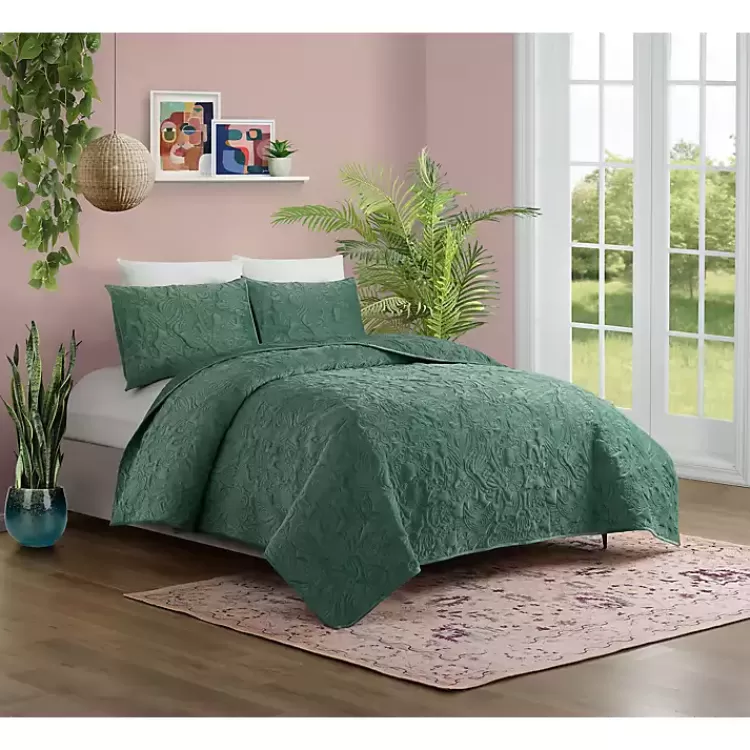 Secret Garden 3-pc. Full/Queen Quilt Set>Kirklands Home Cheap
